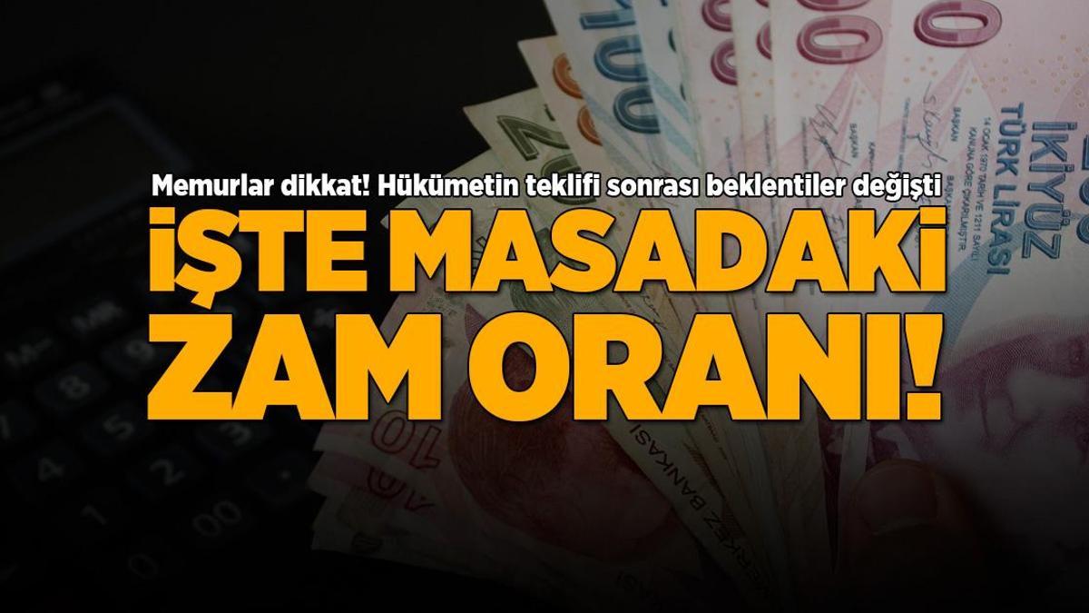 Son Dakika Memur Zam Haberleri: Memur toplu sözleşme zammı ne olacak? Beklentiler değişti...